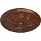 Ekena Millwork Granada Ceiling Medallion (Fits Canopies up to 4 1/4"), Hand-Painted Copper Penny, 15 3/4"OD x 5/8"P CM16GACPS - alternate 4